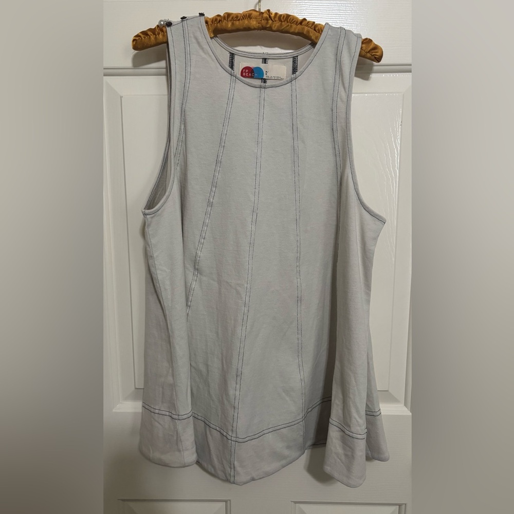 Free People Cream Tank Top